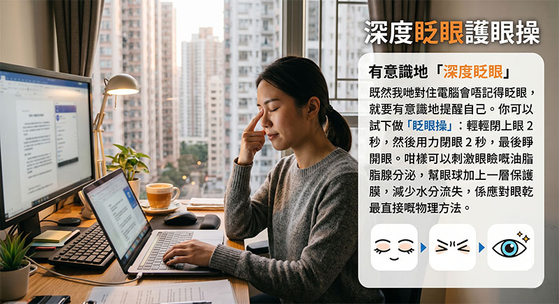 深度眨眼護眼操